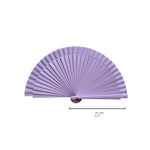 Cargar imagen en el visor de la galería, Abanico Clutch Malva - de Madera y Algodón - Original y Artesanal
