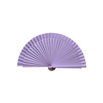Cargar imagen en el visor de la galería, Abanico Clutch Malva - de Madera y Algodón - Original y Artesanal
