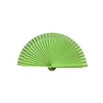 Cargar imagen en el visor de la galería, Abanico Clutch Verde - de Madera y Algodón - Original y Artesanal
