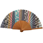 Cargar imagen en el visor de la galería, Abanico Blonda - de Madera y Algodón - Original y Artesanal
