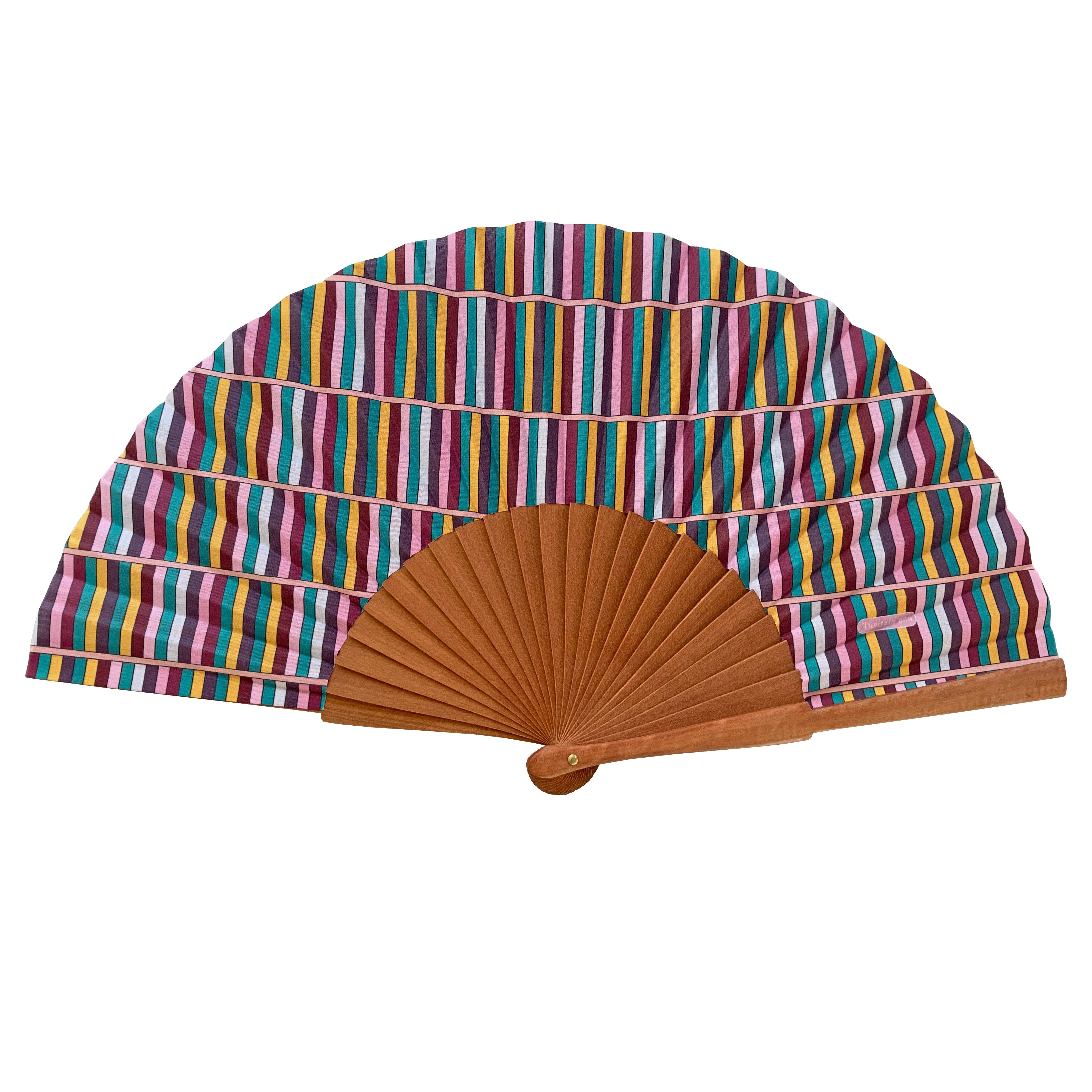 Vertical hand fan